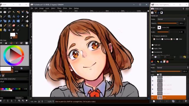 MY HERO ACADEMIA | GIMP COLORING TUTORIAL смотреть онлайн