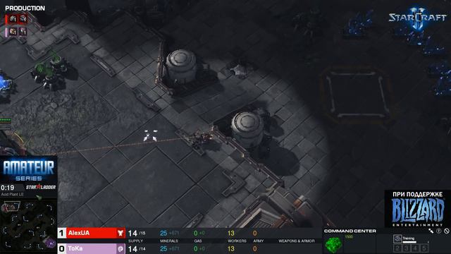 Amateur Series - Элитная лига: ToKa – Alex007 смотреть онлайн