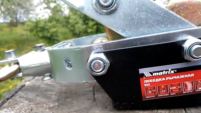 ОНЛАЙН ТРЕЙД.РУ Лебедка рычажная, тяга - 4 т, подъем - 1,6 т, двойное храповое колесо, MATRIX 52225 смотреть онлайн