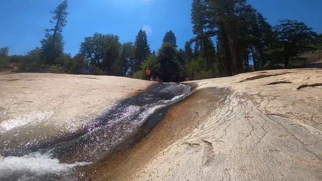 Head First Down A Natural Waterslide! смотреть онлайн