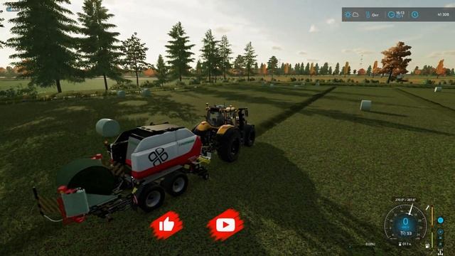 ПРОДОЛЖЕНИЕ СБОРА УРОЖАЯ КУКУРУЗЫ И ТЮКОВКА ТРАВЫ | Farming Simulator 22 | NF Marsch - Timelapse #4 смотреть онлайн
