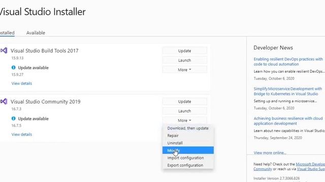 SSDT installation for Visual Studio 2019. смотреть онлайн