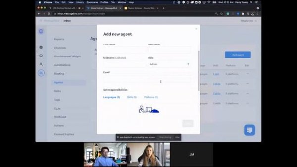 Getting started with MessageBird