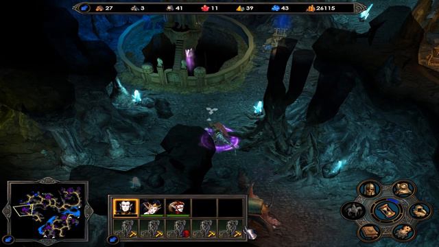 Heroes of Might and Magic V Прохождение на самом низком уровне сложности "Рекрут", 19! ч2. смотреть онлайн