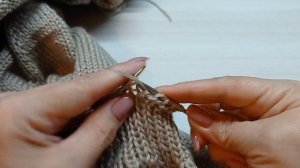 #Вязание //Свитшот //Как я вяжу //Часть 3: рукав, соединение пряжи, закрытие иглой, шнур