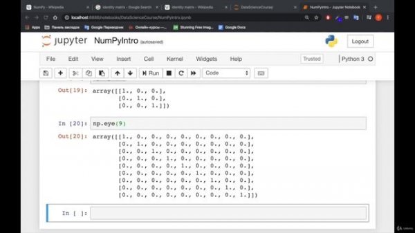Data Science Numpy На Python 3 С Нуля За 1 Час | Data Science Уроки