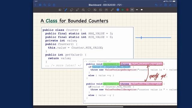 [HD] EECS2030 F21 - Lecture 2b - Part A2 - Introducing the Bounded Counter Problem смотреть онлайн