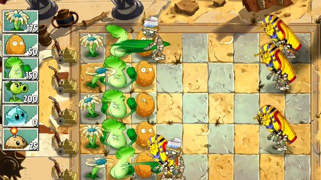 Plants vs. Zombies 2 - Ancient Egypt - Last Stand III [PvZ 2 Walkthrough] смотреть онлайн