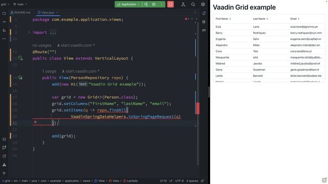 Paging table data with Spring Data for better performance in a Vaadin Grid смотреть онлайн