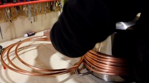 Изготовление чиллера из медной трубки.