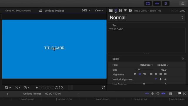How to Add Title Cards in Final Cut Pro смотреть онлайн