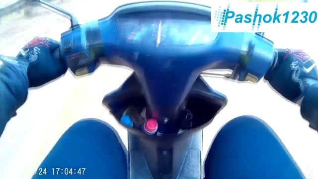 Разгон до 40 км/ч в лесу на Honda Dio AF 27 смотреть онлайн