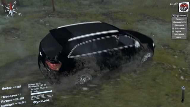 Audi Q7 SpinTires смотреть онлайн