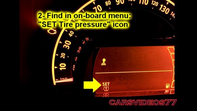 Renault Twingo III - Tire Pressure RESET