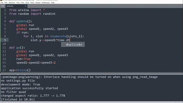 Coding a Jackpot Machine in Python with Ursina Engine смотреть онлайн