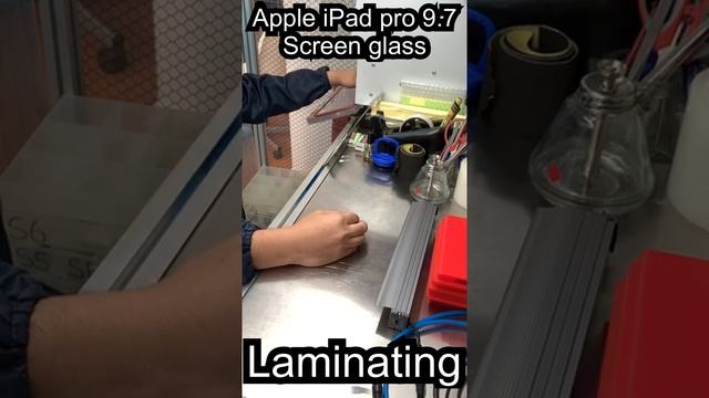 Apple iPad Pro 9.7 screen glass crack replacement laminating смотреть онлайн