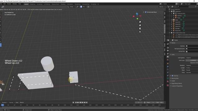 CAD for Blender HAS ARRIVED w/the Construction Lines Add-On! (Line Tool, Primitives, and More!) смотреть онлайн