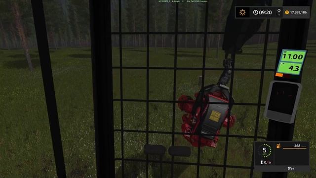 Farming Simulator 17 Cat 325D Processor Mod смотреть онлайн