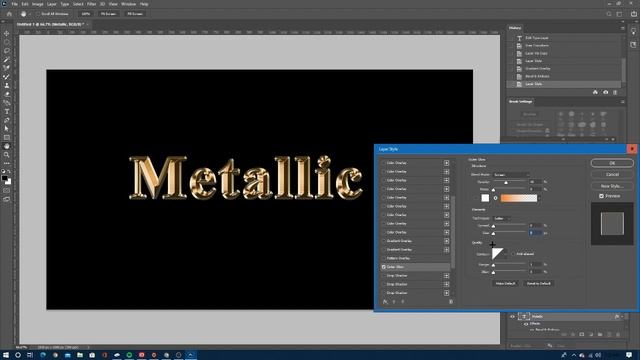 Photoshop Speed Art with Chrome Text and Image Effect! |Graphic Design| смотреть онлайн