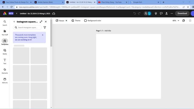 Quên Canva đi vì đã có công cụ AI chỉnh sửa miễn phí | Adobe Express смотреть онлайн