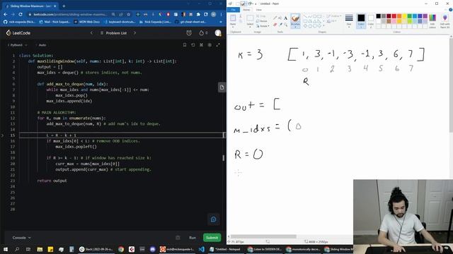 Sliding Window Maximum | SOLUTION WALKTHROUGH - Monotonic Queue смотреть онлайн