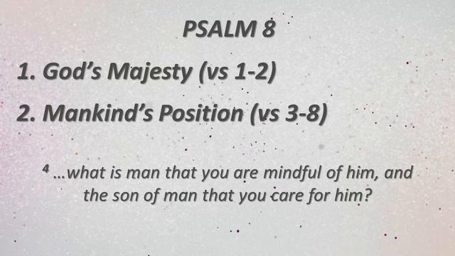 #2 - Psalm 8 смотреть онлайн