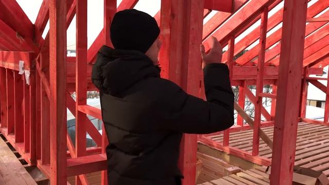 1.4 Строительство каркасного дома l Обзор силового каркаса дома смотреть онлайн