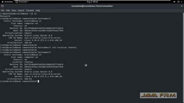 How to Set or Change Location Name of Server on Oracle Linux 8