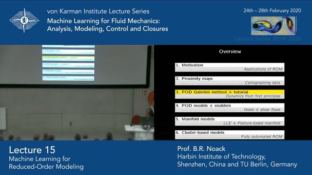 Machine Learning for Reduced-Order Modeling (Prof. Bernd R. Noack) смотреть онлайн