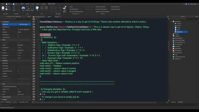 [ROBLOX] Script Basics - Scripting Basics #1 смотреть онлайн