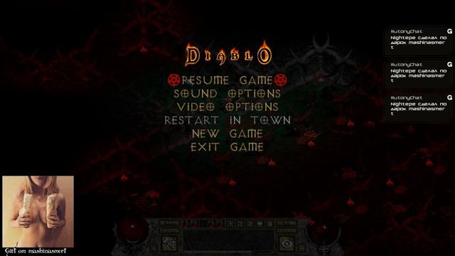 Diablo 1 (Beelzebub Mod).Немного фарма.