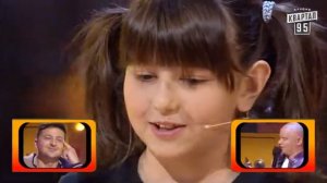 +50 000   Александра Зеленская смешит папу на шоу Рассмеши комика Дети