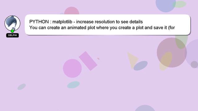PYTHON : matplotlib - increase resolution to see details смотреть онлайн