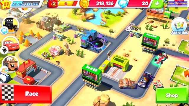 Cars Fast as Lightning - Idle VS Blue VS Shifty VS Sandy смотреть онлайн