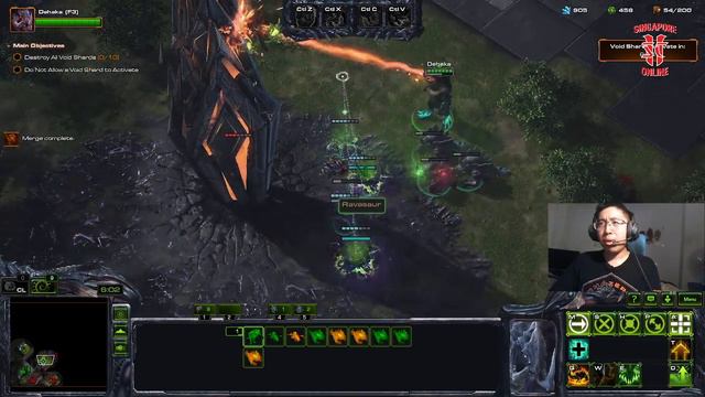 Dehaka Devouring One Hydra Mutalisk : Guide to Play Starcraft 2 CO OP смотреть онлайн