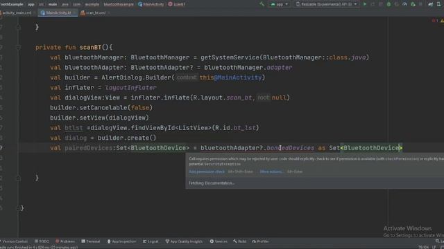 Bluetooth Device list, Permission and enable Bluetooth | Android Studio KOTLIN смотреть онлайн