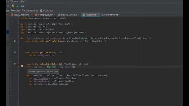 Build RecyclerView in Android Studio / Kotlin Part 1 إنشاء ريسايكلر فيو كوتلن أندرويد ستوديو смотреть онлайн