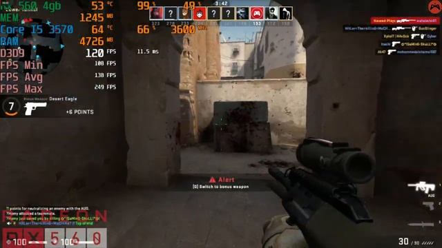 Counter Strike: Global Offensive | Gameplay | Core I5 3570 + RX 560 4GB | Very High Settings | 2019 смотреть онлайн