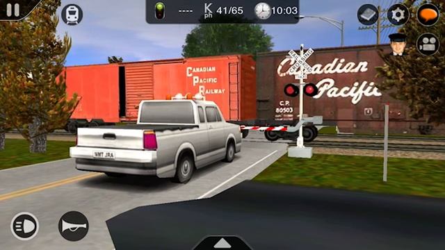 Trainz Driver 2 Railroad Crossing Long Freight ￼Train смотреть онлайн