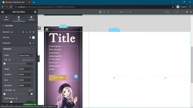 WordPress elementor cards || elementor responsive cards || card hover effect смотреть онлайн