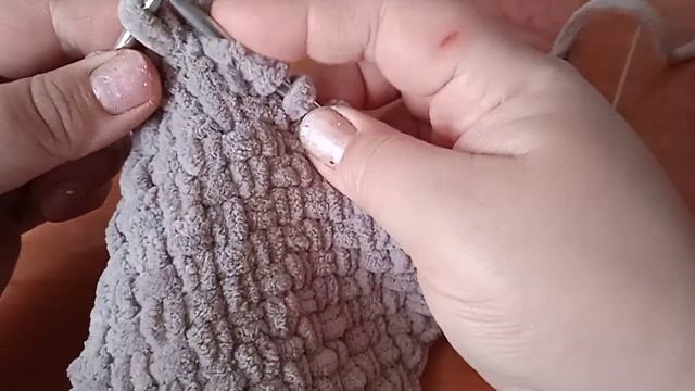 Узор Плетенка для плюшевого пледа. смотреть онлайн