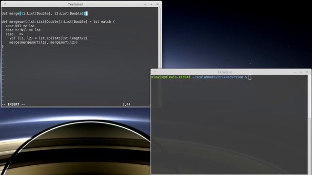 Merge Sort (in Scala) смотреть онлайн