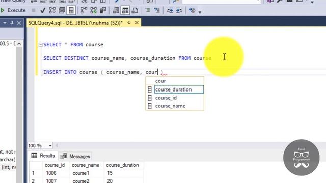 SQL SELECT DISTINCT Statement | Tutorial in Tamil | Tamil Programmer смотреть онлайн