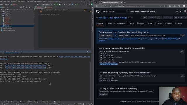 Python Django Tutorial - Setting Project Under Git Version Control смотреть онлайн