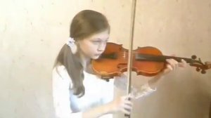 Немецкий танец В. Моцарт ( скрипка )