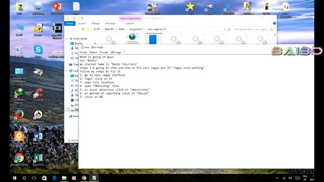 how to fix sony vegas pro 13 "vegas stop working" смотреть онлайн