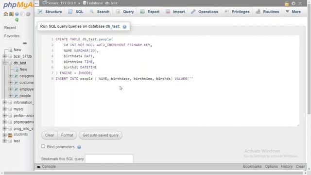 Insert Date, Time & DateTime - MySql phpmyadmin mariadb смотреть онлайн