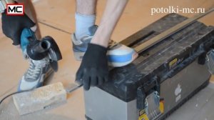 Монтаж двухуровневого натяжного потолка с подстветкой