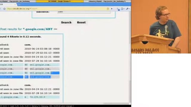 Black Hat USA 2010: SIE Passive DNS and the ISC DNS Database смотреть онлайн