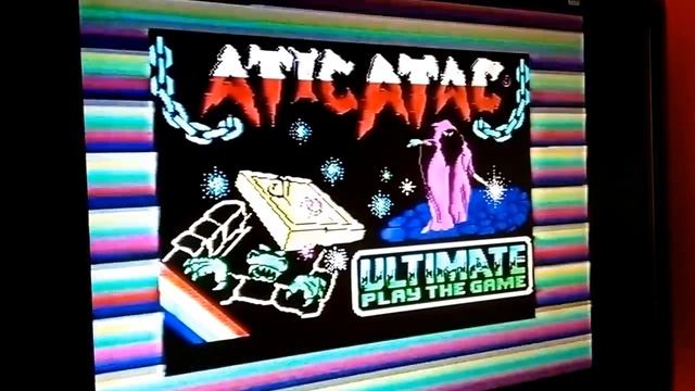 Loading Atic Atac on a real ZX Spectrum with OTLA смотреть онлайн
